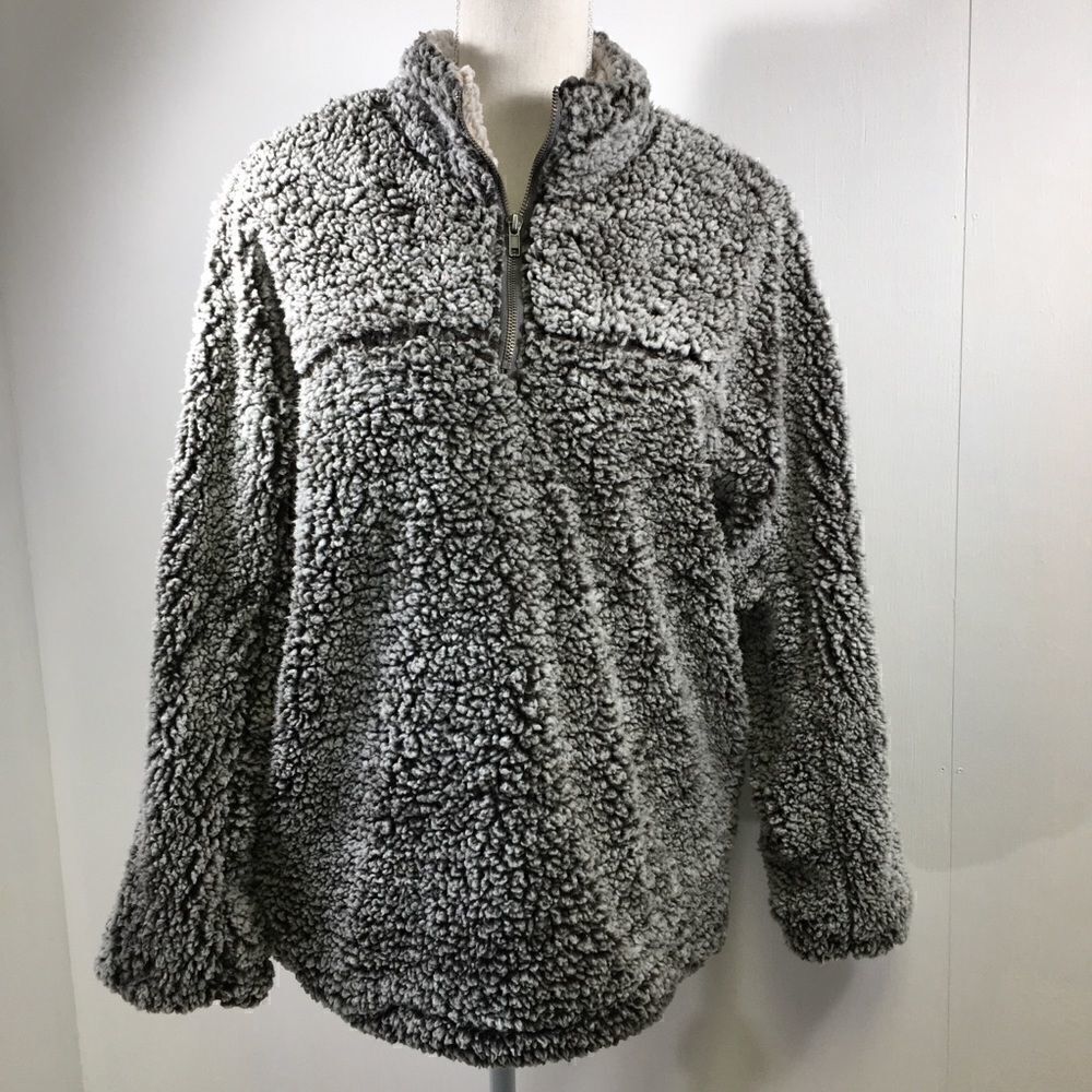 Altar’d State Long Sleeve Half Zip Up Sherpa. S